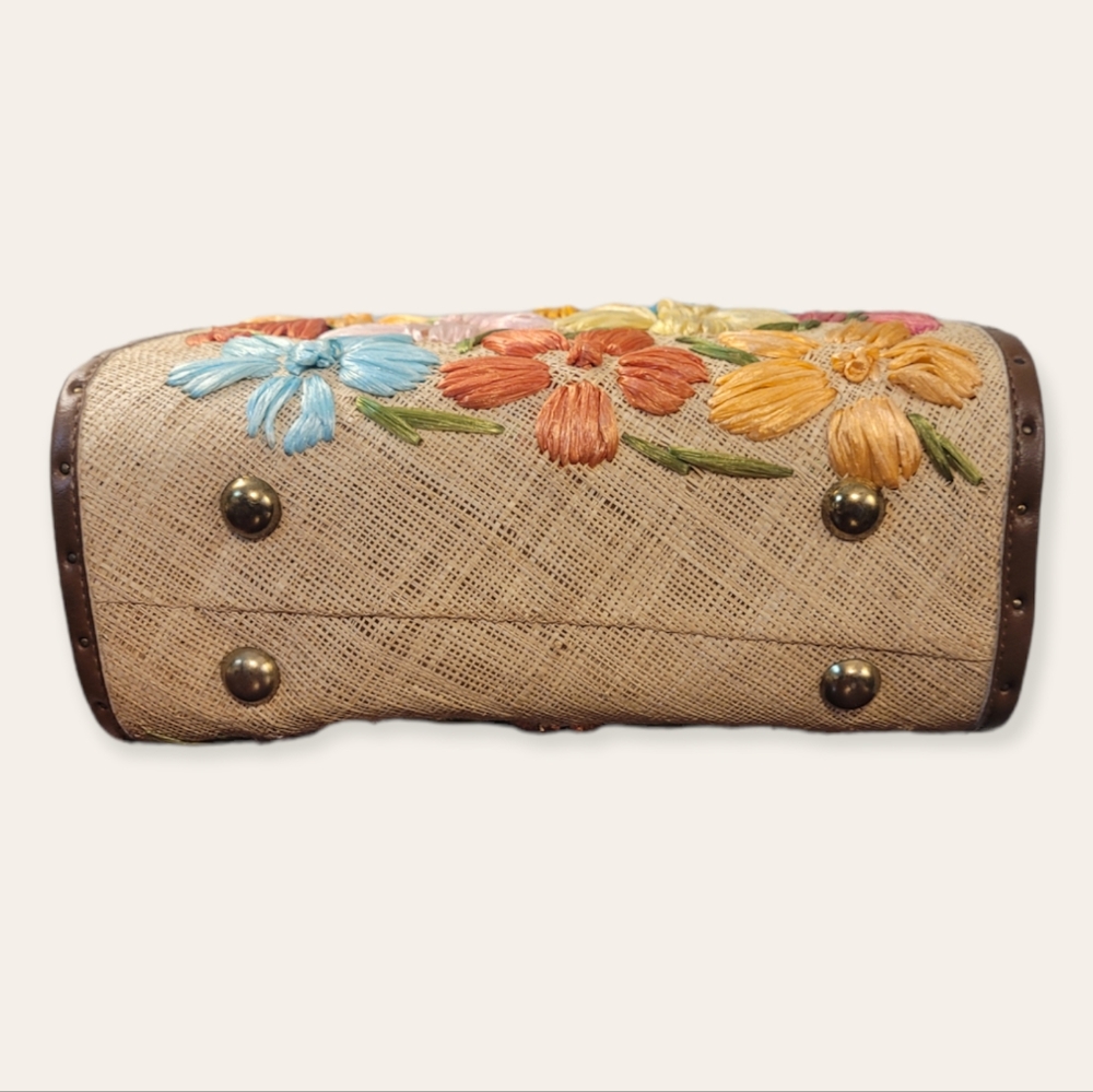Vintage Raffia Handbag - Picture 4 of 7